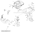 Engine Diagram and Parts List for 96045001504 Husqvarna Lawn Tractor