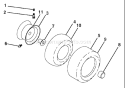 Page J Diagram and Parts List for LGT  96045000700 -2006-11 Husqvarna Lawn Tractor