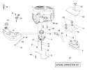 Page E Diagram and Parts List for LGT  96045000700 -2006-11 Husqvarna Lawn Tractor