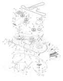 Page F Diagram and Parts List for LGT  96045000700 -2006-11 Husqvarna Lawn Tractor