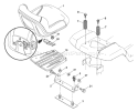 Page H Diagram and Parts List for LGT  96045000700 -2006-11 Husqvarna Lawn Tractor