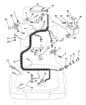 Page D Diagram and Parts List for LRH  HNHR38B -954000622 -1994-01 Husqvarna Lawn Tractor