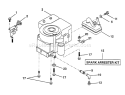 Page E Diagram and Parts List for LRH  HNHR38B -954000622 -1994-01 Husqvarna Lawn Tractor
