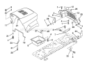 Page I Diagram and Parts List for LRH  HNHR38B -954000622 -1994-01 Husqvarna Lawn Tractor