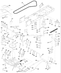 Page C Diagram and Parts List for LT 120 954140002A -1996-12 Husqvarna Lawn Tractor