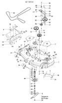 Part Location Diagram of 588127602 Husqvarna Deck