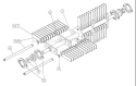 Part Location Diagram of 539005170 Husqvarna Rotor, flail assembly.