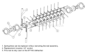Page D Diagram and Parts List for DT 18 C 2000-12 Husqvarna Dethatcher
