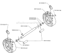 Page L Diagram and Parts List for ST 1030 1996-12 Husqvarna Snow Blower