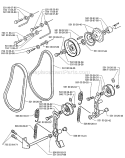 Page H Diagram and Parts List for ST 1030 1996-12 Husqvarna Snow Blower