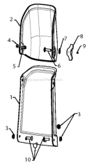 Part Location Diagram of 532443431 Husqvarna Deflector