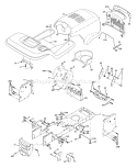 Page A Diagram and Parts List for YTH  HEYTHL -954170026 -2001-02 Husqvarna Lawn Tractor