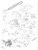 Page C Diagram and Parts List for YTH  954567253 -2001-12 Husqvarna Lawn Tractor