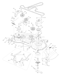 Page F Diagram and Parts List for YTH  96045000500 -2006-11 Husqvarna Lawn Tractor