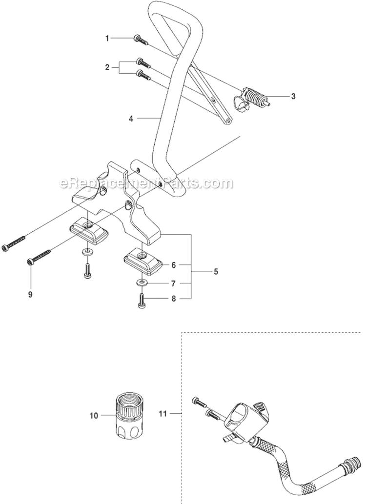 Page G Diagram and Parts List for  Husqvarna Concrete Saw