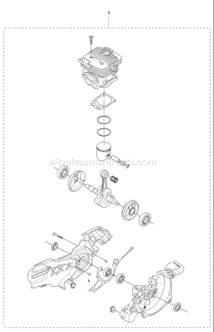 Page I Diagram and Parts List for K 960 2007-07 Husqvarna Concrete Saw
