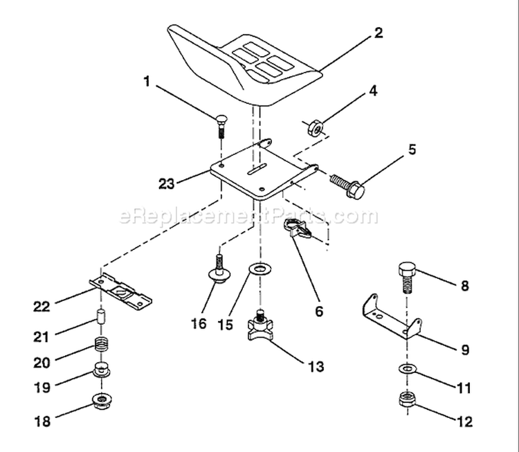 Page L Diagram and Parts List for LRH  HNHR38B -954000622 -1994-01 Husqvarna Lawn Tractor