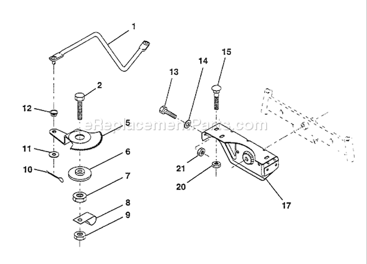 Page M Diagram and Parts List for LRH  HNHR38B -954000622 -1994-01 Husqvarna Lawn Tractor