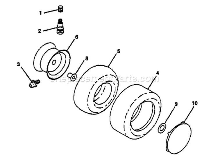 Page Q Diagram and Parts List for LRH  HNHR38B -954000622 -1994-01 Husqvarna Lawn Tractor