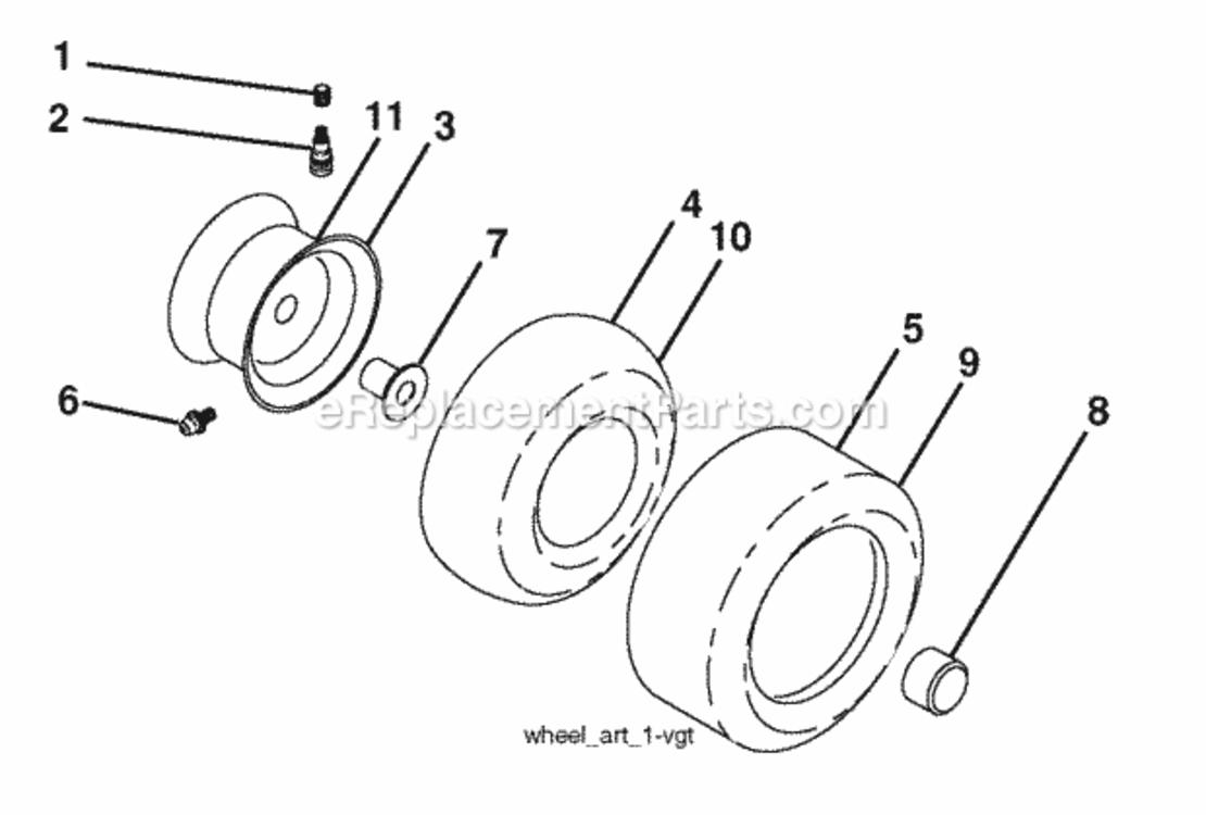 Page J Diagram and Parts List for 96042005900 2008-04 Husqvarna Lawn Tractor