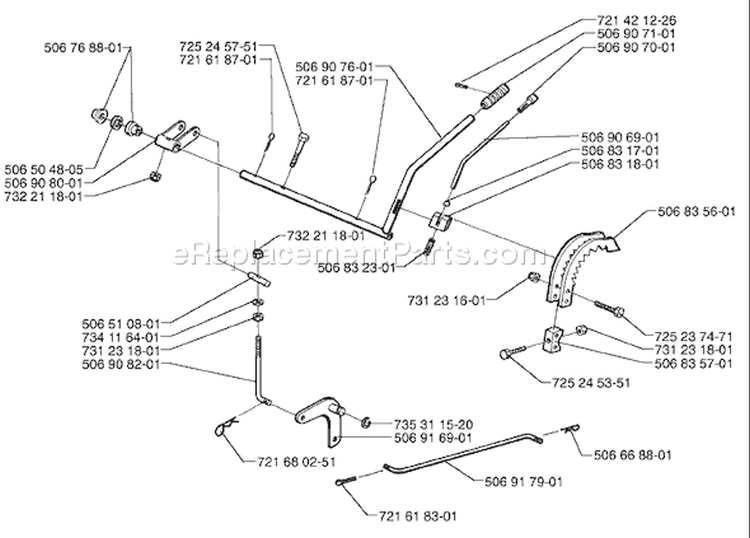 Page I Diagram and Parts List for Rider  1998-01 Husqvarna Lawn Tractor