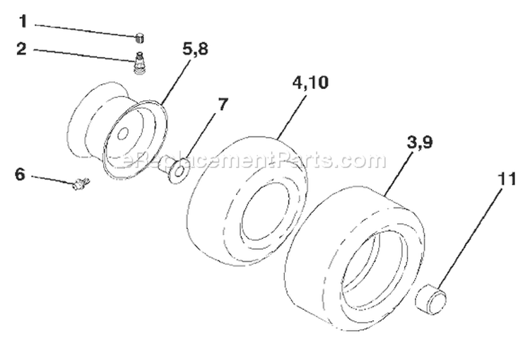 Page J Diagram and Parts List for YTH  YTHK  B -954568526 -2002-02 Husqvarna Lawn Tractor