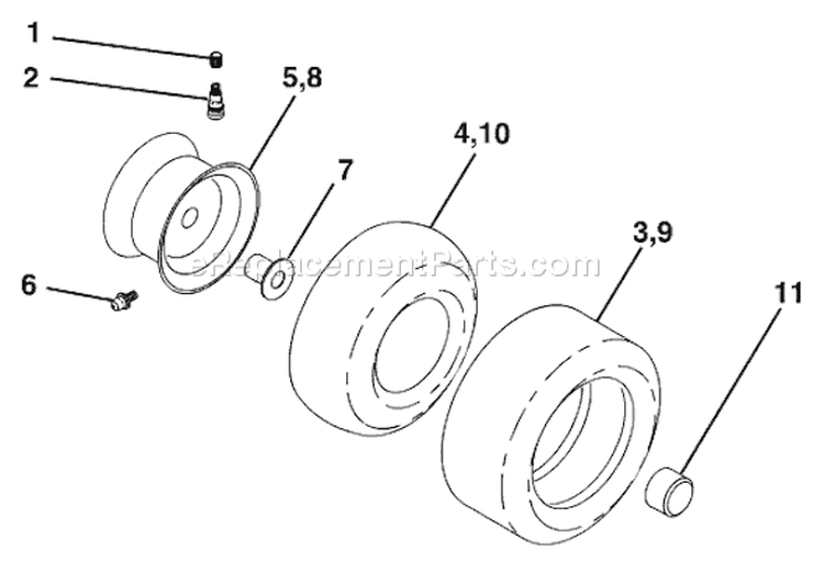 Page J Diagram and Parts List for YTH  96013000301 -2005-03 Husqvarna Lawn Tractor