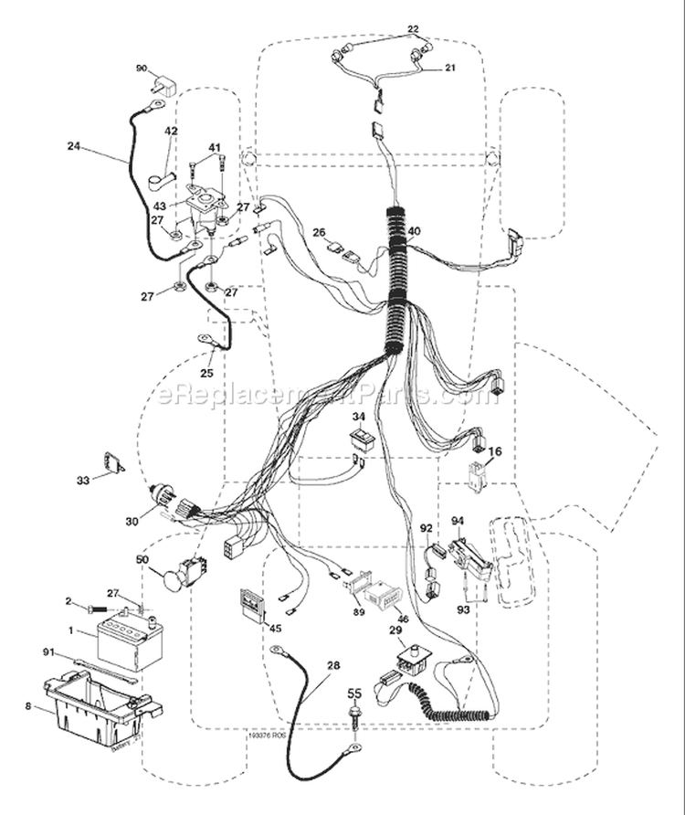 Page D Diagram and Parts List for YTH  96013000200 -2004-11 Husqvarna Lawn Tractor