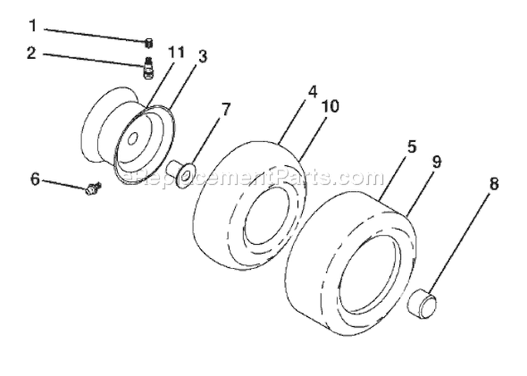 Page J Diagram and Parts List for YTH  TSC -96043005400 -2008-04 Husqvarna Lawn Tractor
