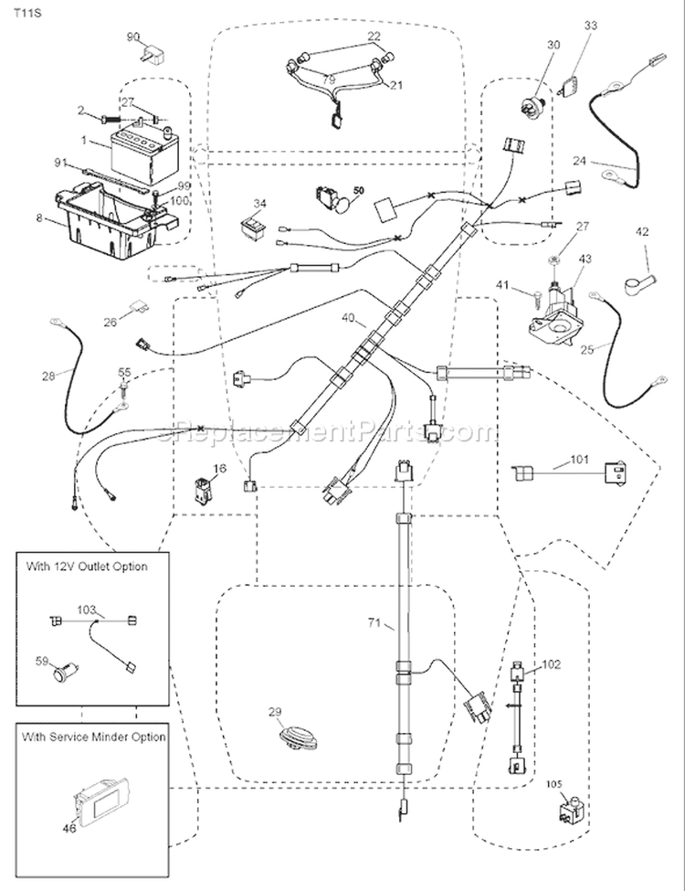 Page D Diagram and Parts List for YTH  TSC -96043005400 -2008-04 Husqvarna Lawn Tractor