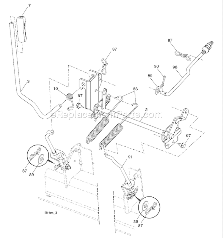 Page G Diagram and Parts List for YTH  TSC -96043005400 -2008-04 Husqvarna Lawn Tractor