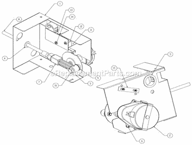 Harvest Assist Diagram and Parts List for  Ice-O-Matic Ice Maker