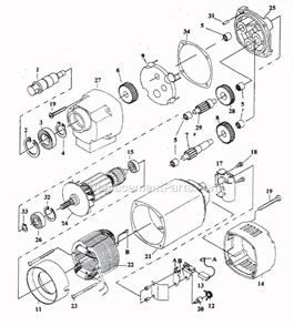 Page C Diagram and Parts List for  Jancy Beveler