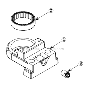 Page F Diagram and Parts List for  Jancy Beveler