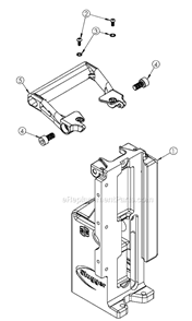 Page H Diagram and Parts List for  Jancy Beveler