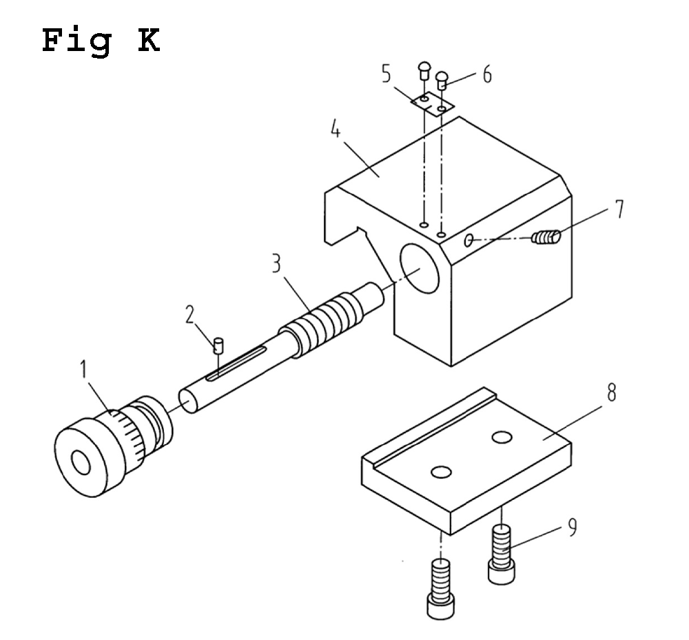 Fig-11 Diagram and Parts List for 321127 Jet Lathe