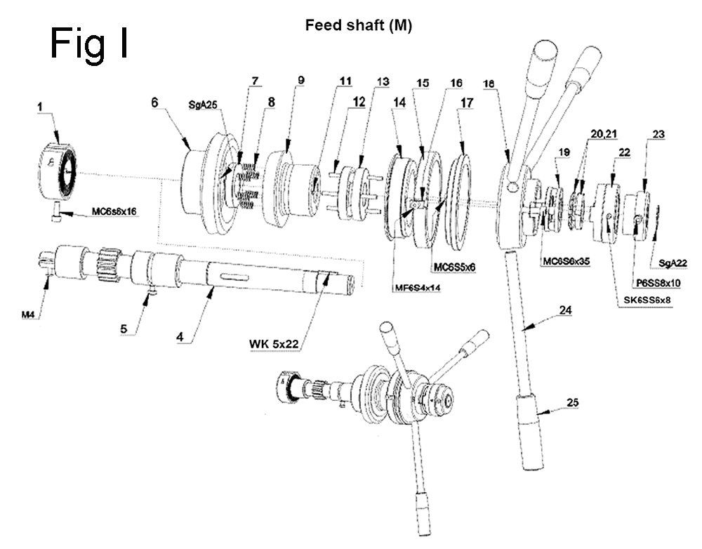 Fig-9 Diagram and Parts List for  Jet Drill Press