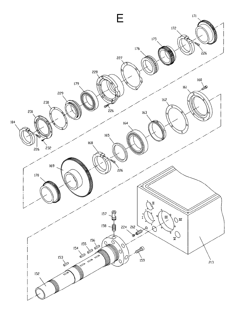 Fig-5 Diagram and Parts List for  Jet Lathe