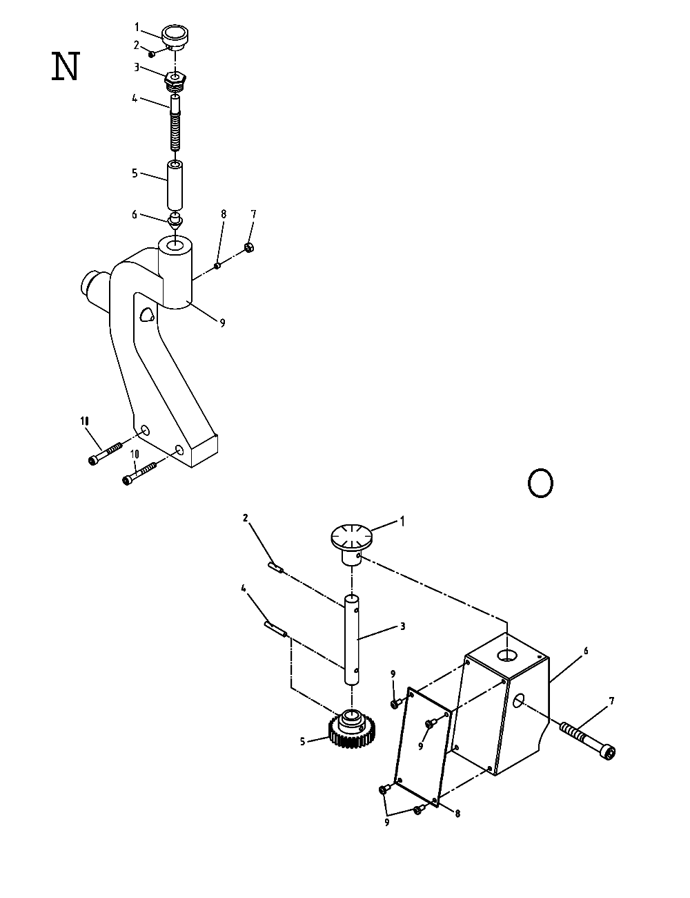 Fig-14 Diagram and Parts List for  Jet Lathe