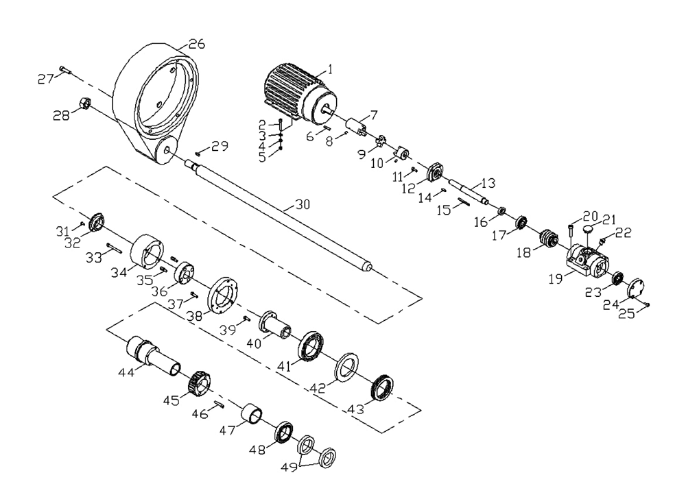 Fig-0 Diagram and Parts List for  Jet Drill Press