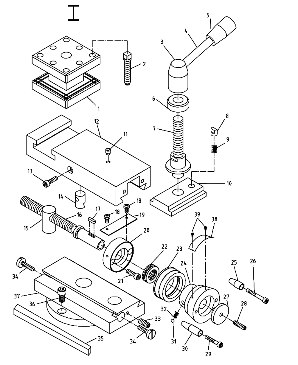 Fig-9 Diagram and Parts List for  Jet Lathe