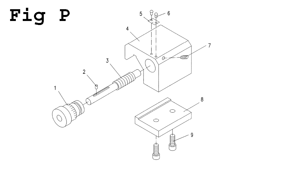 Fig-16 Diagram and Parts List for 321854 Jet Lathe