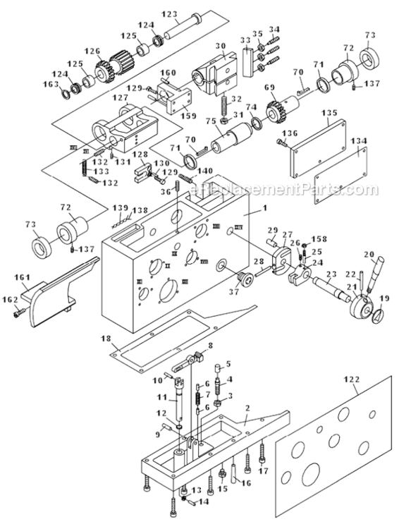 Jet Lathe GH-1440ZX - OEM Parts & Repair Help - eReplacementParts.com