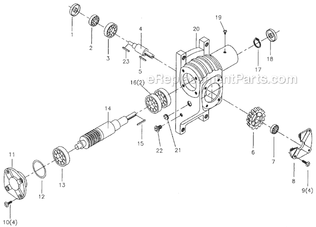 Page C Diagram and Parts List for 414473 Jet Band Saw