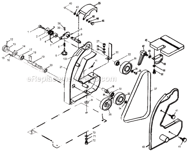 Page A Diagram and Parts List for 577003 Jet Sander Polisher