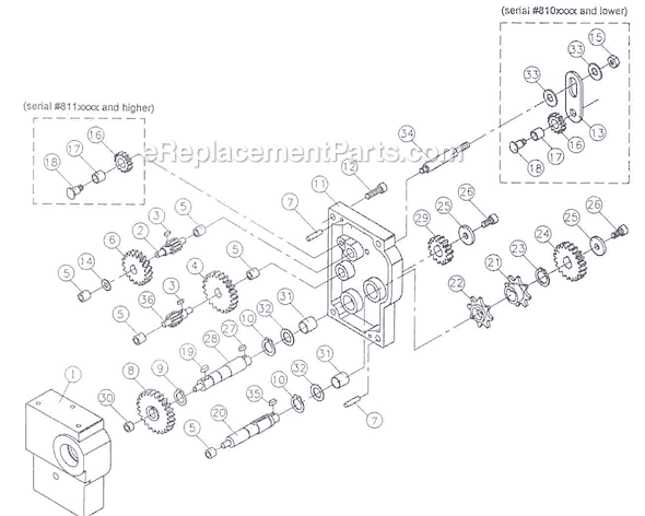 Page C Diagram and Parts List for 708524 Jet Planer Jointer