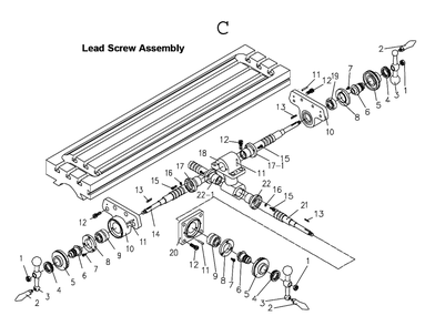 Part Location Diagram of LS-014A Jet Key