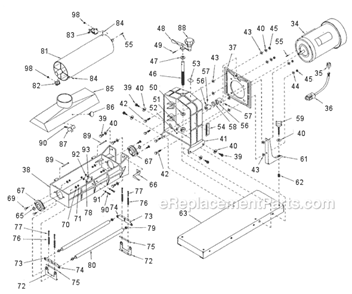 Part Location Diagram of CM9-50-2209 Jet SPIDER