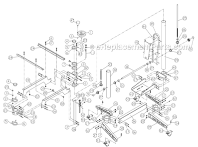 Part Location Diagram of TS-0561051 Jet Hex Nut