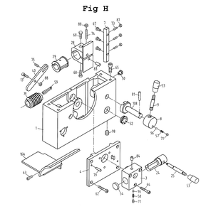 Part Location Diagram of 655-1 Jet ELECTRIC EQUIPMENT PANEL